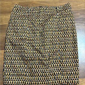 Mossimo Supply Co. Black and Orange Pencil Skirt